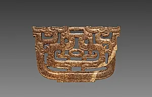 Plaque with Openwork Interlaced Dragons and Birds by Unknown Artist