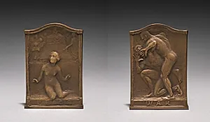 Plaquette: Peace and War by Emil Fuchs (American, 1866–1929)