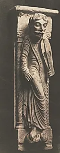 Plaster Cast of Sculpture from the Royal Portal of Chartres by Unknown Artist