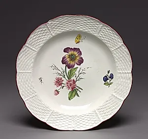 Plate (Assiette) by Chantilly Porcelain Factory (French)