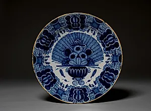 Plate by De Porceleyne Claeuw Factory (Dutch)