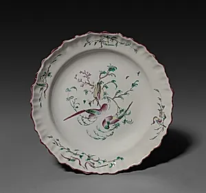 Plate by Ferrat Factory (French)