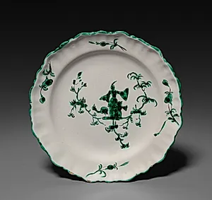 Plate by Ferrat Factory (French)