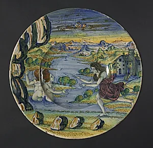 Plate: Diana and Acteon