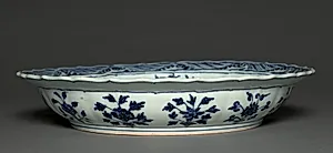 Plate with Grapes and Floral Sprays by Unknown Artist
