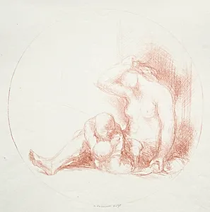 Playmates by Charles Hasslewood Shannon (British, 1863–1937)