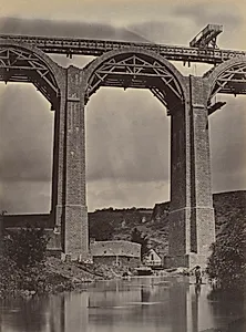 Pont-de-Buis, on the Doufine, France by Jules DuClos (French)