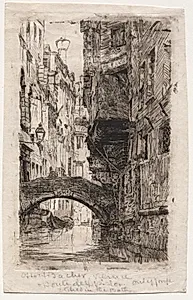 Ponte del Pistor by Otto H. Bacher (American, 1856–1909)