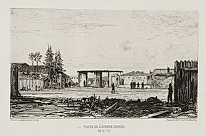 Porte du l'Avenue Uhrich by Maxime Lalanne (French, 1827–1886)