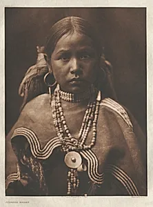 Portfolio I, Plate 22:  Jicarilla Maiden by Edward S. Curtis (American, 1868–1952)