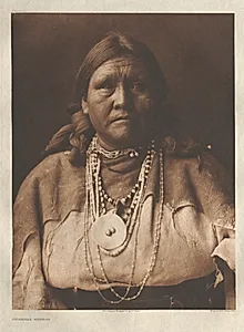 Portfolio I, Plate 23: Jicarilla Matron by Edward S. Curtis (American, 1868–1952)