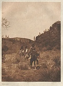 Portfolio I, Plate 4: Apache-Land by Edward S. Curtis (American, 1868–1952)