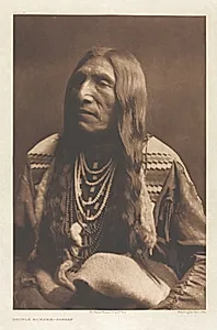 Portfolio VI, Plate 191: Double Runner--Piegan by Edward S. Curtis (American, 1868–1952)