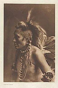 Portfolio VI, Plate 194: Gambler--Piegan by Edward S. Curtis (American, 1868–1952)