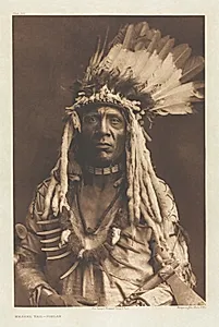 Portfolio VI, Plate 203: Weasel Tail - Piegan by Edward S. Curtis (American, 1868–1952)