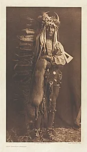 Portfolio VI, Plate 206: Iron Breast - Piegan by Edward S. Curtis (American, 1868–1952)