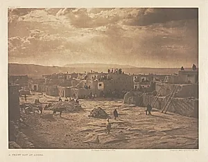 Portfolio XVI, Plate 565: A Feast Day at Acoma by Edward S. Curtis (American, 1868–1952)