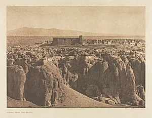 Portfolio XVI, Plate 566: Acoma from the South by Edward S. Curtis (American, 1868–1952)