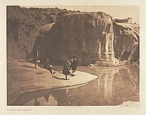 Portfolio XVI, Plate 568: Acoma Water Carriers by Edward S. Curtis (American, 1868–1952)