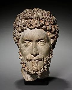 Portrait Head of a Noble or Official by Unknown Artist