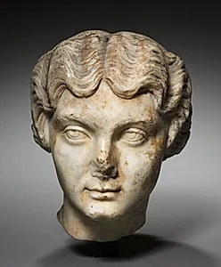 Portrait Head of a Woman, Probably the Empress Faustina Minor by Unknown Artist