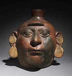 Portrait Head Vessel by Unknown Artist