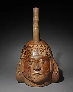 Portrait Head  Vessel by Unknown Artist