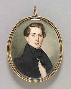 Portrait of a Man by William Lockwood (American, 1834–1847)