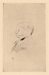 Portrait of a Man (Portrait d'un homme) by Henri de Toulouse-Lautrec (French, 1864–1901)