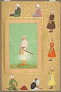 Portrait of Asaf Khan (1569–1641), from the Late Shah Jahan Album by Unknown Artist