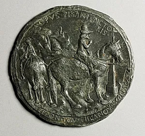 Portrait of John VIII Palaoelogus, Emperor of Constantinople, 1424-1428 (reverse) by Pisanello (Italian, Ferrara, c. 1395–1455)