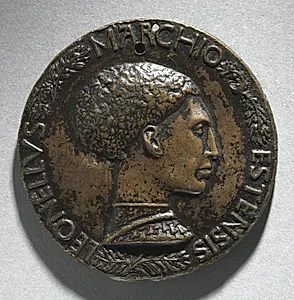 Portrait of Leonello D'Este, Marquess of Ferrara (obverse and reverse) by Pisanello (Italian, Ferrara, c. 1395–1455)