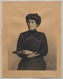 Portrait of Madame Jules Ricard, née Augustine Bulteau by Fernand Khnopff (Belgian, 1858–1921)