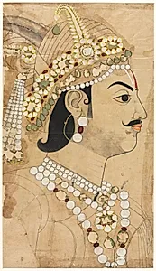 Portrait of Maharaja Pratap Singh (1764–1803) by Sahib Ram (Indian, active 1745–1803)