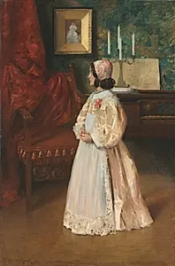 Portrait of My Daughter Alice by William Merritt Chase (American, 1849–1916)