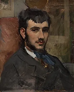 Portrait of Renoir by Frédéric Bazille (French, 1841–1870)