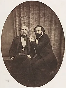 Portrait of the Actor Pierre Bocage and Friend by Eugène Colliau (French)