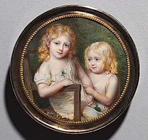 Portrait of the Artist's Children Emma and Paul