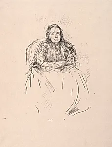 Portrait Study - Mrs. Phillip by James McNeill Whistler (American, 1834–1903)