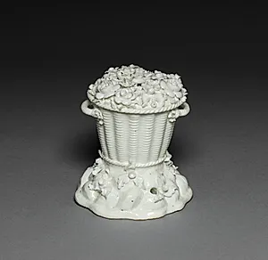 Potpourri Vase with Cover by Saint Cloud Porcelain Factory (French)