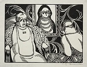 Pour moi le plus diffile c'est de m'habituer à porter un chapeau by Hermann Paul (French, 1864–1940)