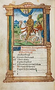 Printed Book of Hours (Use of Rome): fol. 6v, May calendar illustration by Guillaume Le Rouge (French, Paris, active 1493–1517)
