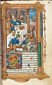 Printed Book of Hours (Use of Rome):  fol. 73r, Lazarus by Guillaume Le Rouge (French, Paris, active 1493–1517)