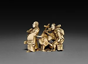 Procession with Four Figures by Unknown Artist