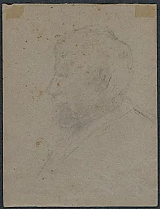 Profile Bust of a Man (verso) by Paul Gauguin (French, 1848–1903)