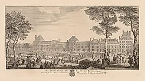 Promenades of the Palais des Tuileries by Jacques Rigaud (French, 1681–1754)