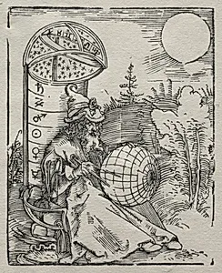 Ptolemaeus mit dem Himmelsglobus by Albrecht Dürer (German, 1471–1528)