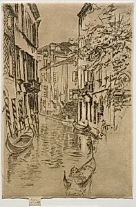Quiet Canal by James McNeill Whistler (American, 1834–1903)