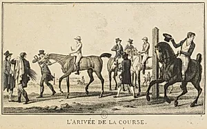 Racing Scenes: A Horse Arriving at the Race (Scènes Hippiques: Cheval arrivant de la chasse)