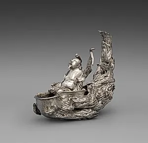 Raft Cup by Zhu Bishan (Chinese, c. 1300–after 1362)